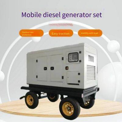 совсем новый мобильный дизель-генераторный агрегат Weichai, 400 кВА, 50 Гц, трейлерный генератор с возможностью буксировки