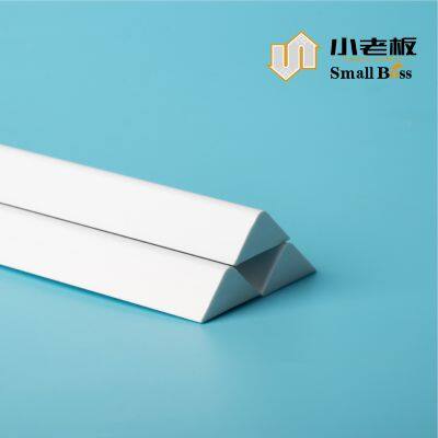 Wholesale Manufacture PVC Foam Triangle Formwork PVC Fillet Edge Profile Plastic Chamfer for Concrete photo-2