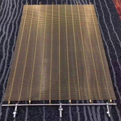 Malha metálica decorativa de aço inoxidável para divisórias