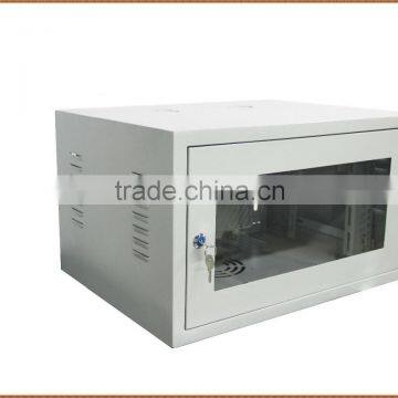 Wall mount locking network cabinet 6U Data rack cabinet Network server cabinet with cooling