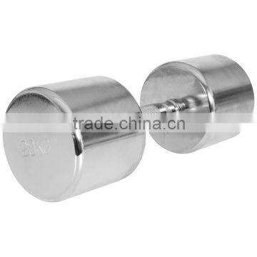 Fixed Chrome Steel Dumbbell/Commercial gym equipment Accessory