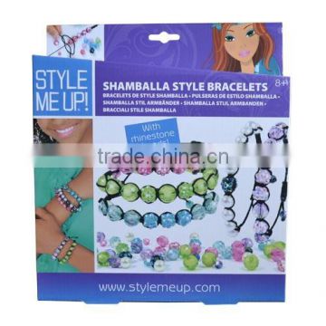 Make your own Shamballa Bracelet for girls handmade jewelry