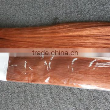 Fashional colored 100% human remy silky clip in hair extensions