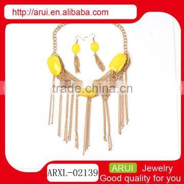 2016 Women Jewelry Necklaces Cord Charms Tassel Necklace photo-2