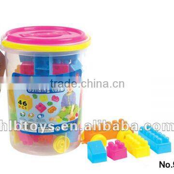 46PCS Barrel Block ,plastic building blocks toys