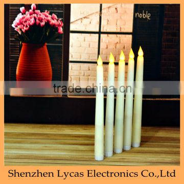 11 Inch Ivory Flameless Battery Operated Taper Candle