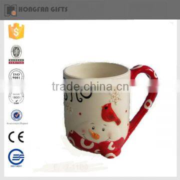 2016 Fashion ceramic christmas snow mugs