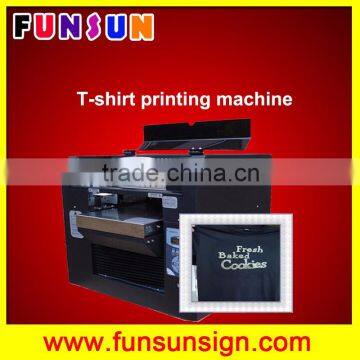 8 color textil flatbed printer with a3 size cheap price