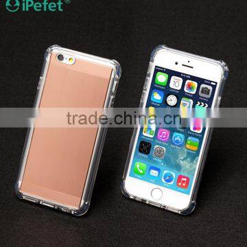 Crystal Clear TPU Bumper Hard Back Covers Shockproof Case For iPhone 6/s