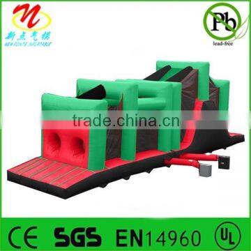 Ultimate fun inflatable obstacle course for children's challenging race