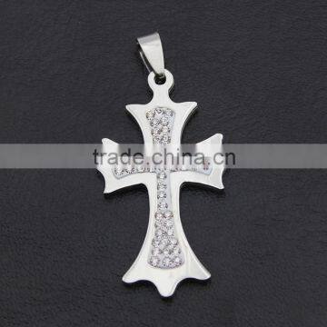 Diamond Cross Necklace Pendants, High-grade Stainless Steel Diamond Necklaces photo-6