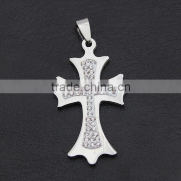 Diamond Cross Necklace Pendants, High-grade Stainless Steel Diamond Necklaces photo-6