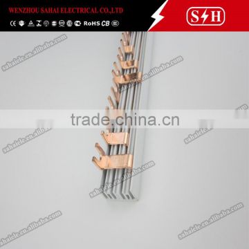 High Quality and hot sale Electrical U or Fork Type Copper Busbar Supplier for 4P Circuit Breaker