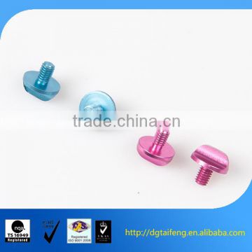 Hexagonal socket or alloy screws with blue zinc coated