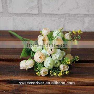 Foreign Trade Exquisite False Bracteal Leaf Tea Mei Flower Simulation Silk Flowers Manufacturer Wholesale Sitting Room Adornment photo-2