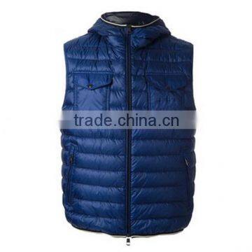 winter wholesale custom 100% polyester bike vest for men