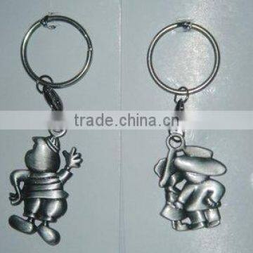 3D figure metal keychain