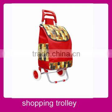 Collapsible supermarket shopping toy car shopping trolley