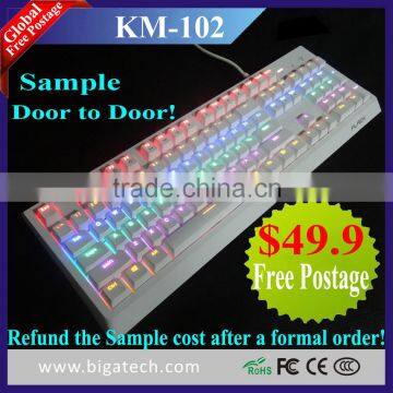 2016 new keyboard computer keyboard backlight mechanical keyboard for gaming