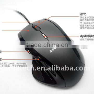 2012 Newest 6d wired optical gaming mouse