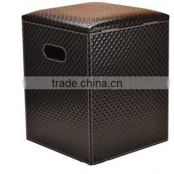 Leather Storage Box Wholesaler,2015 Home Folding Chair Storage Box,Fashion Organizer photo-2