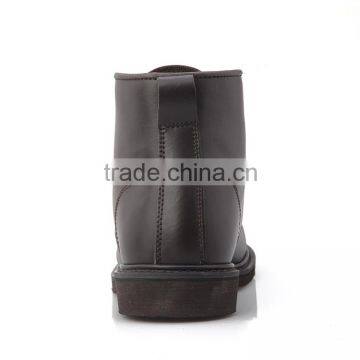Action Leather Work Boots/2015-fashion Stylish Leather Boot Lace up Safety Shoes for Men photo-4