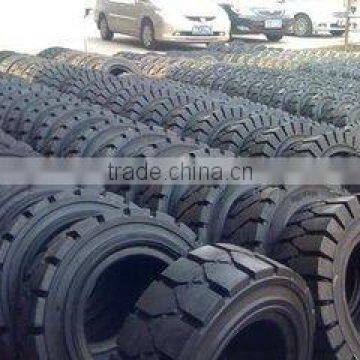 China Good Blance Innovative Tread Industrial Pneumatic Solid Forklift Tyre for Sale photo-2