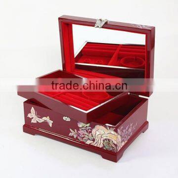 High End Mother of Pearl Wooden Jewelry Box photo-6