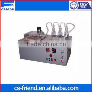 Evaporation residues of benzene product tester