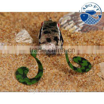 2016 Narrow Double-hook Artificial Lifelike Soft Frog Fishing Lure photo-6