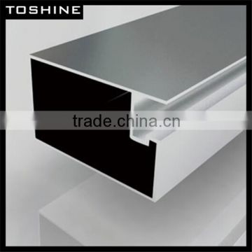 2014 Hot Sale 6063 t5 High Quality Silver Cupboard Aluminum Profile