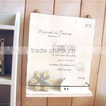 Handmade Wood Decorative Vintage Display Rack