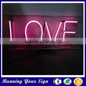 Hot sale love alphabet letter waterproof used outdoor lighted signs