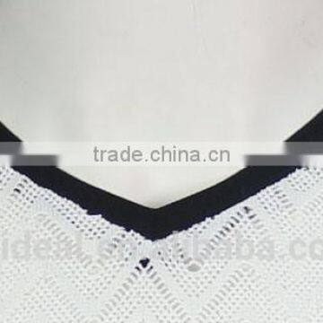 Dobby Polyester Beading Design V-neck Man Polo T-shirt photo-5