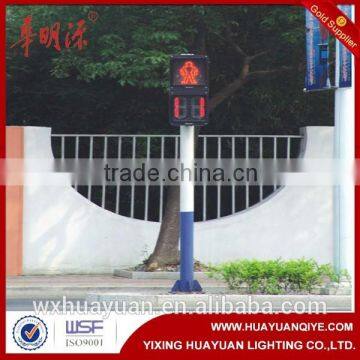 Steel road traffic led light pole