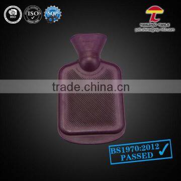 purple colour with twill weave high quality 500ml hot water bag