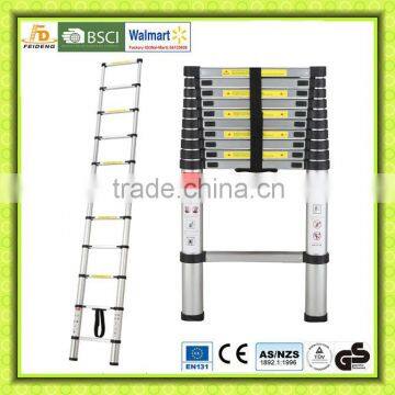 3.2M/10.5FT aluminum single telescopic ladder JC-032