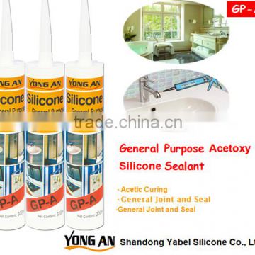 One component acetic general purpose silicone sealant for application glass & aluminum