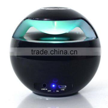 New Product Mini wireless bluetooth speaker with led light color changing for music/call