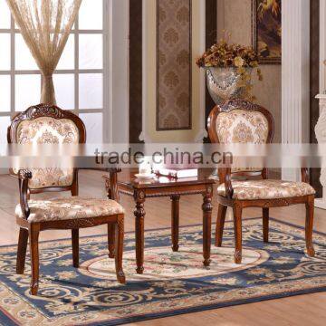 European classical wood tea room chairs Chinese tea table and chairs set