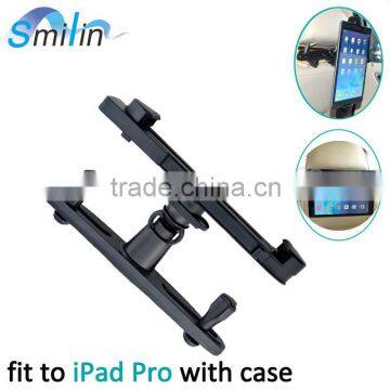 Smilinmount Slim Headrest Car Seat Mount Holder With 360 Degree Rotation For IPad Pro,all Smartphone&tablet pc 3-14inch photo-2