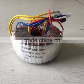 20 years experience transformer manufacture 110V to 20V/10V Toroidal transformer, Toroidal isolation transformer