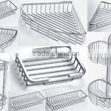 304Stainless Steel Bathroom Basket, Kitchen Storage, Bathroom Hanging Basket