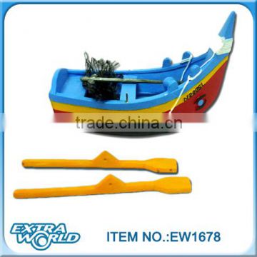 polyresin boat for souvenir