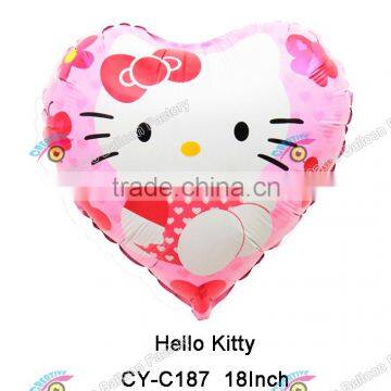 2016 New Arrival Hello Kitty Balloons Helium Foil Balloon