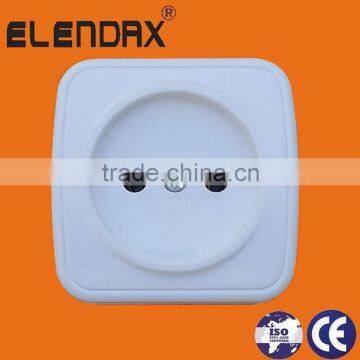 Power electrical ABS European wall socket(S6009)