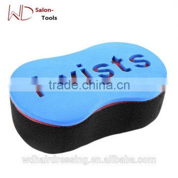 46 Holes Magic Hair Twist Sponge Dreads Twisting Locks Dreadlocks Curl Brush Sponge Barber Hair Brush Wave Design