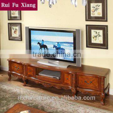 Vintage style wooden flooring TV stand cabinet for storage T-216