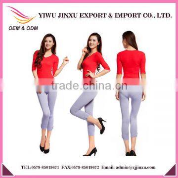 2015 Wholesale Jogger Ladies Knee Length Fitness Gym Tight Sports Leggings