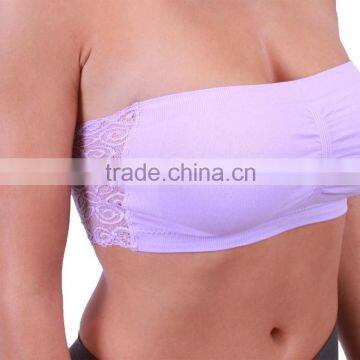 Strapless Lace Back Bandeau